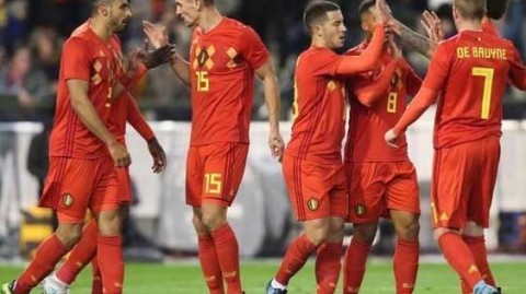比利时5-2突尼斯，世界杯G组次轮再现进球盛宴